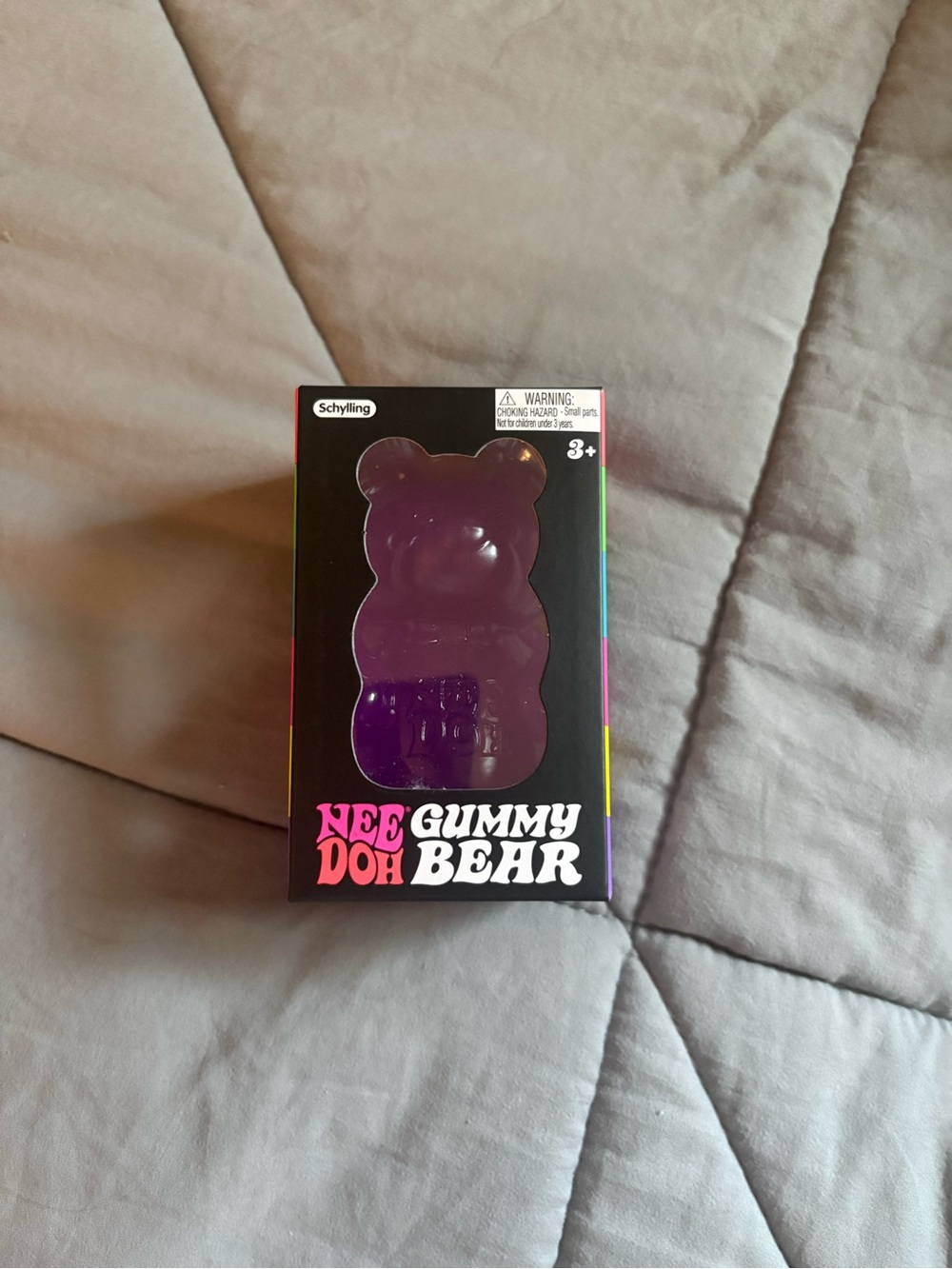 Nee Doh Gummy Bear Stress Toy - Purple